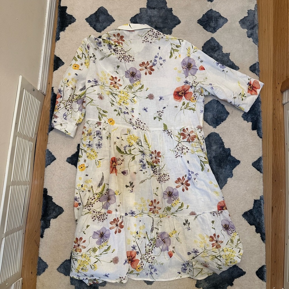 Ripe White Floral Maternity Dress - Picture 7 of 9